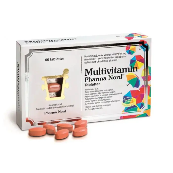 Pharma Nord Multivitamin uten jern 60 Tabletter