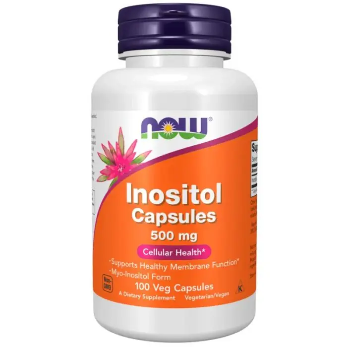 Now Inositol 500 mg 100 Kapsler