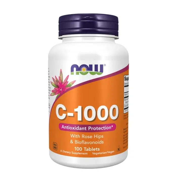 Now Vitamin C-1000 100 Tabletter