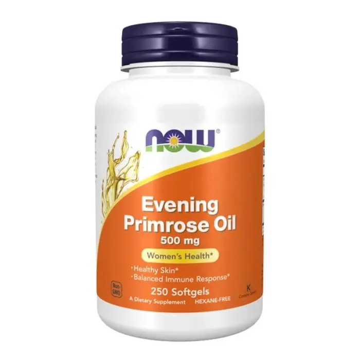 Now Evening Primrose Oil 500 mg 250 Kapsler