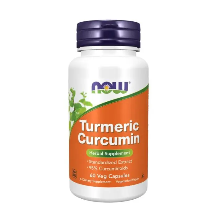 Now Turmeric Curcumin Extract 95% 665 mg 60 Kapsler