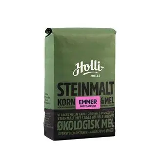Holli Mølle Emmer Grovmalt Øko 1 Kg