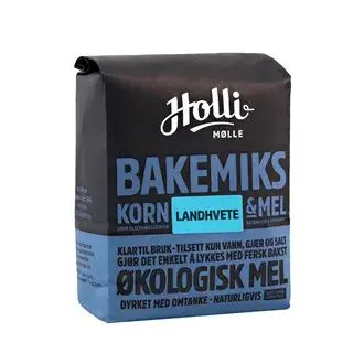 Holli Mølle Landhvete Bakeblanding Øko 1 Kg