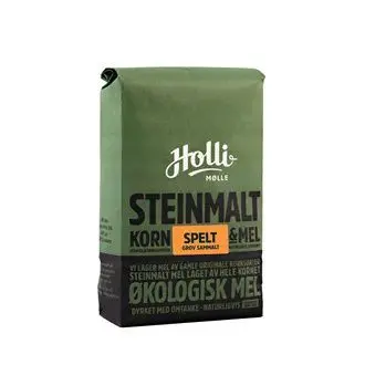 Holli Mølle Spelt Grovmalt Øko 1 Kg