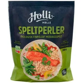 Holli Mølle Spelt Perler Øko 250 Gr Økologisk