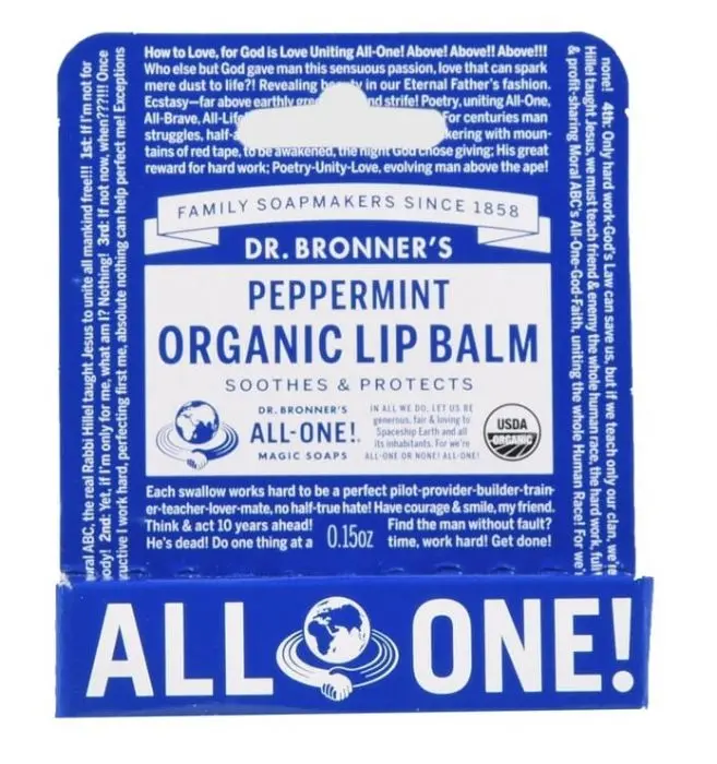 Dr. Bronner's Lip Balm Peppermint