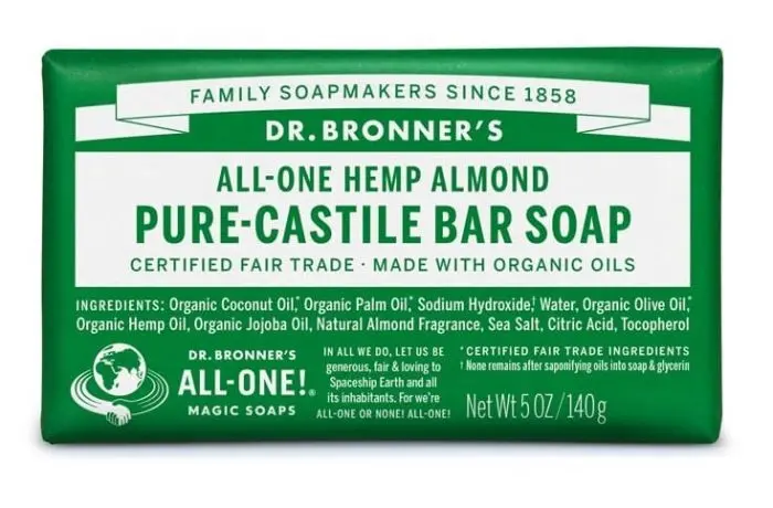 Dr. Bronner's Magic Bar Soap Almond 140g