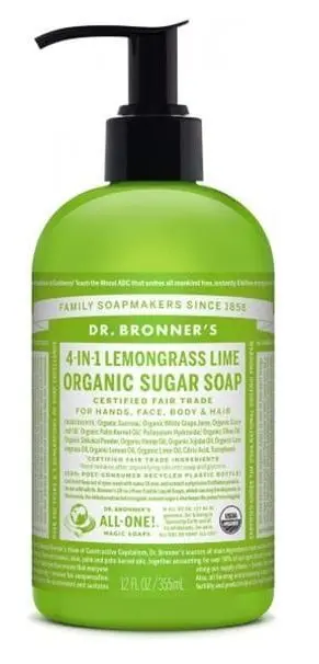 Dr. Bronner's Organic 4 In1 Lemon Grass Hand Soap 355 ml