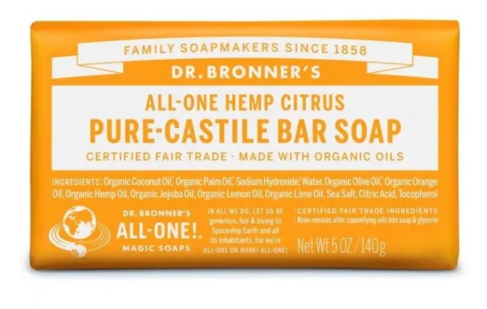 Dr. Bronner's Magic Bar Soap Citrus