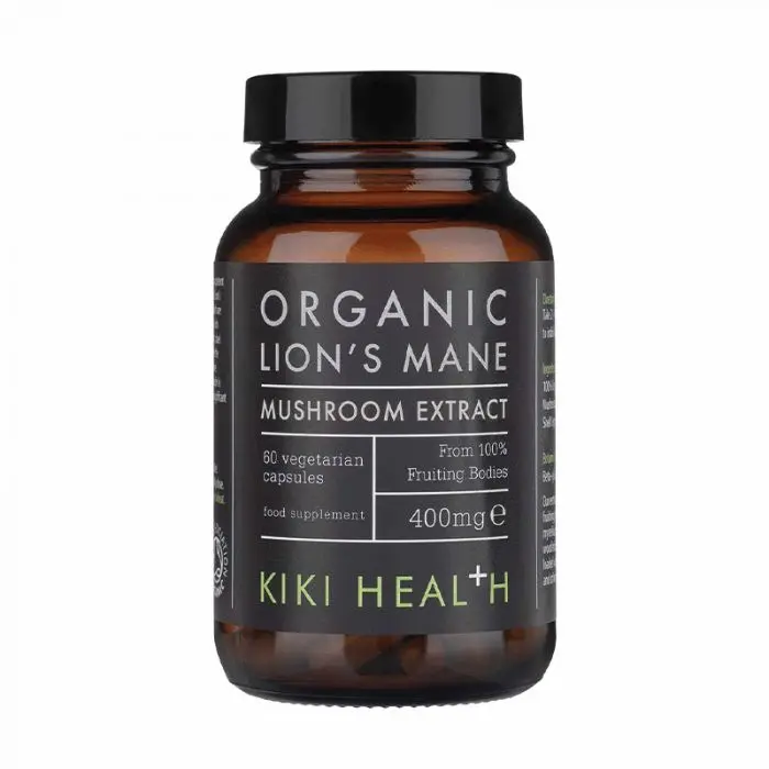 Kiki Health Organic Lions Mane Extract 400mg 60 Kapsler