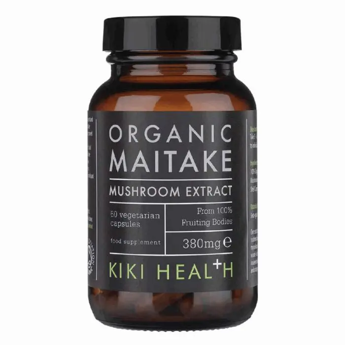 Kiki Health Organic Maitake Extract 380mg 60 Kapsler