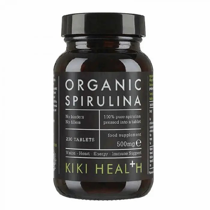Kiki Health Organic Premium Spirulina 500mg 200 Tabletter