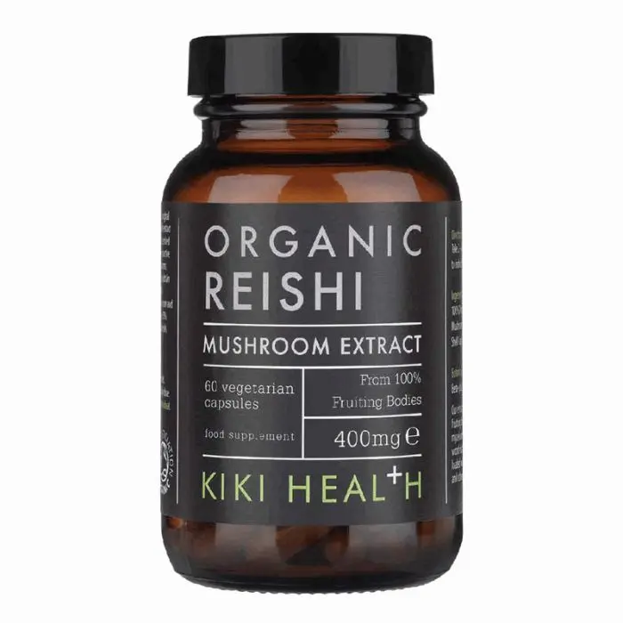 Kiki Health Organic Reishi Extract 400mg 60 Kapsler
