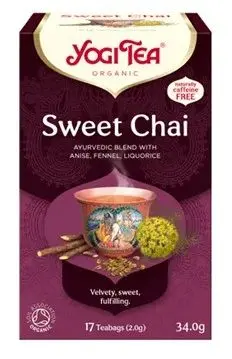 Yogi Chai Sweet Tea 17 Te Poser Økologisk