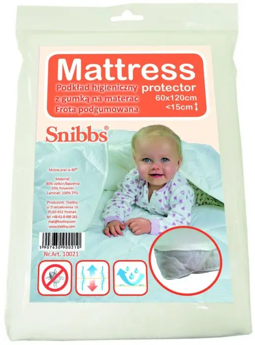 Snibbs sengebeskyttelse barn 60x120 cm 1 stk