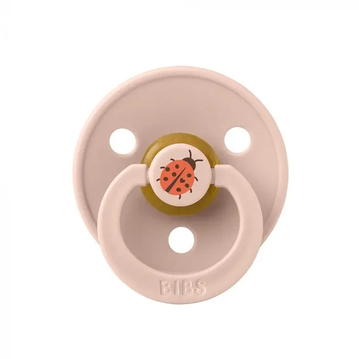 BIBS smokk Studio Colour Ladybug Latex Size 2 Blush 1 stk