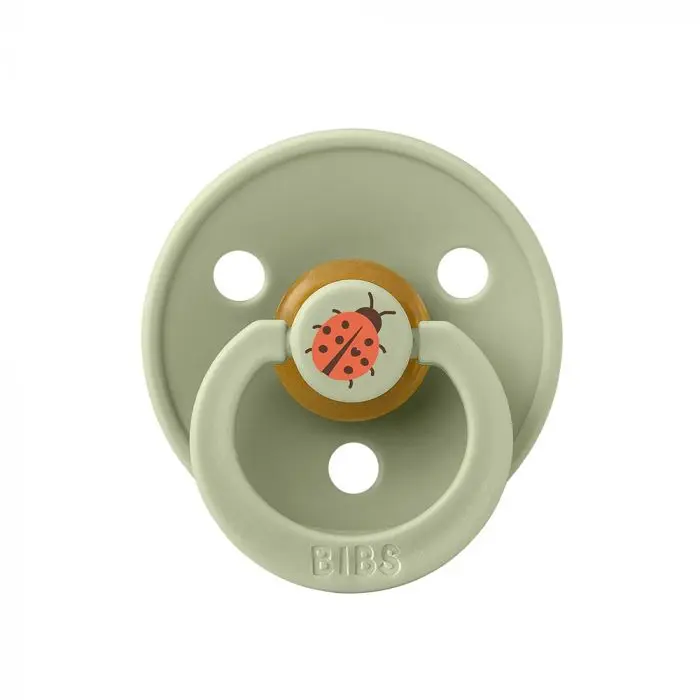 BIBS smokk Studio Colour Ladybug Latex Size 3 Sage 1 stk