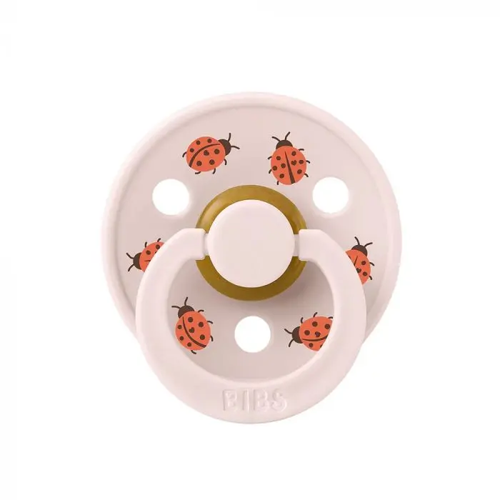BIBS smokk Studio Colour Ladybug Friends Latex Size 2 Petal 1 stk