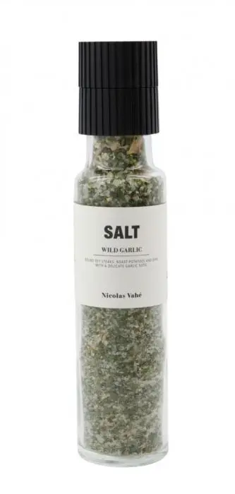 Nicolas Vahé Salt, wild garlic 215 g