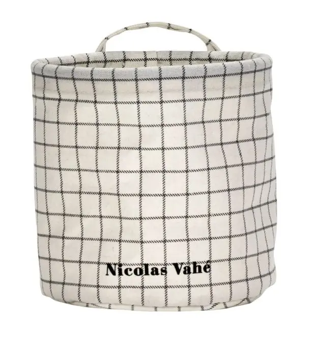 Nicolas Vahé Oppbevaringskurv 15x15 cm svart/hvit