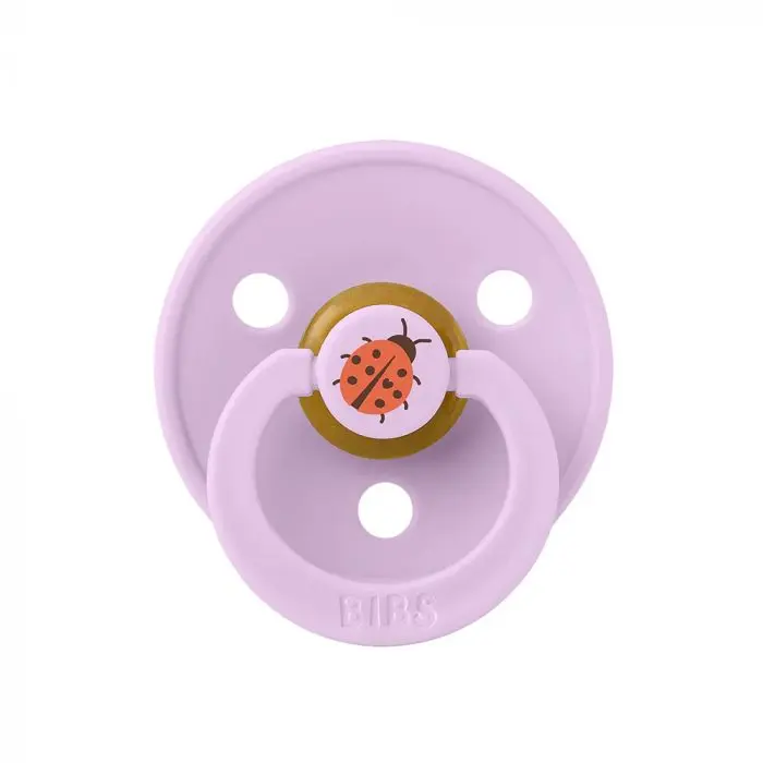 BIBS smokk Studio Colour Ladybug Latex Size 2 Violet Sky 1 stk