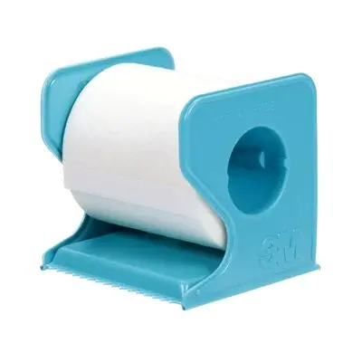 Micropore kirurgisk tape 5 cm x 9,1 m hvit m/dispenser 6 stk