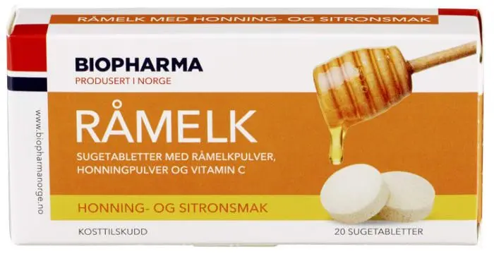 Biopharma Råmelk Honning 20stk