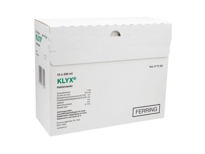Klyx rektalvæske 10x240 ml