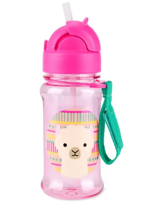 Skip Hop Zoo drikkeflaske med sugerør lama 335 ml