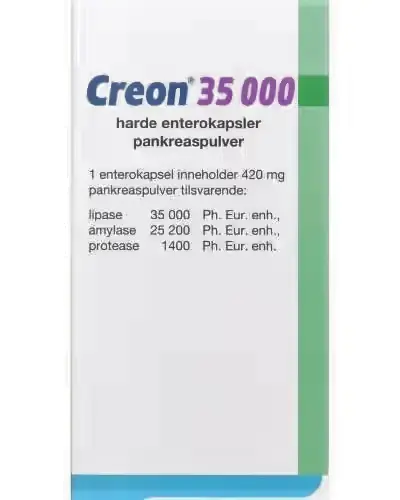 Creon 35000 harde enterokapsler 100 stk