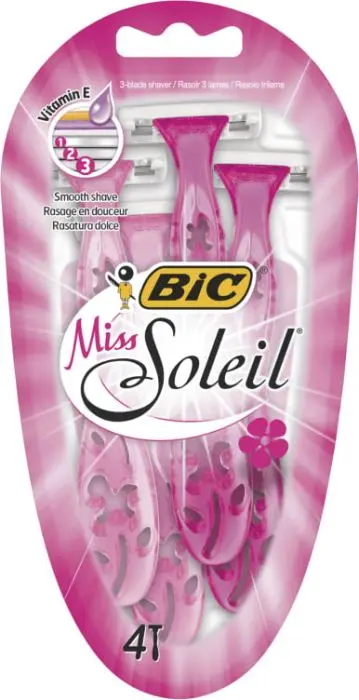 Bic Barberhøvel Miss Soleil 4stk