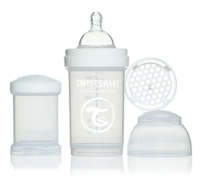 Twistshake Anti-kolikk 180 ml Hvit