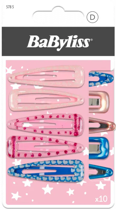 BaByliss KIDS hårspenner 10 stk