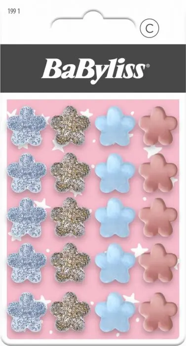 BaByliss KIDS hårspenner små blomster 20 stk