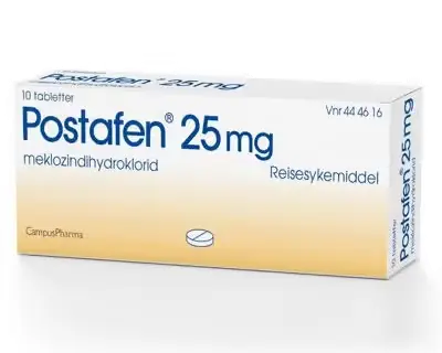 Postafen 25 mg tabletter 10 stk
