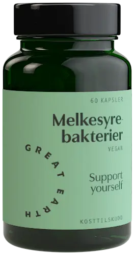 Great Earth Melkesyrebakterier 60 stk