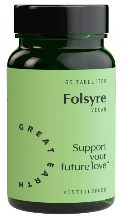 Great Earth Folsyre 60 stk