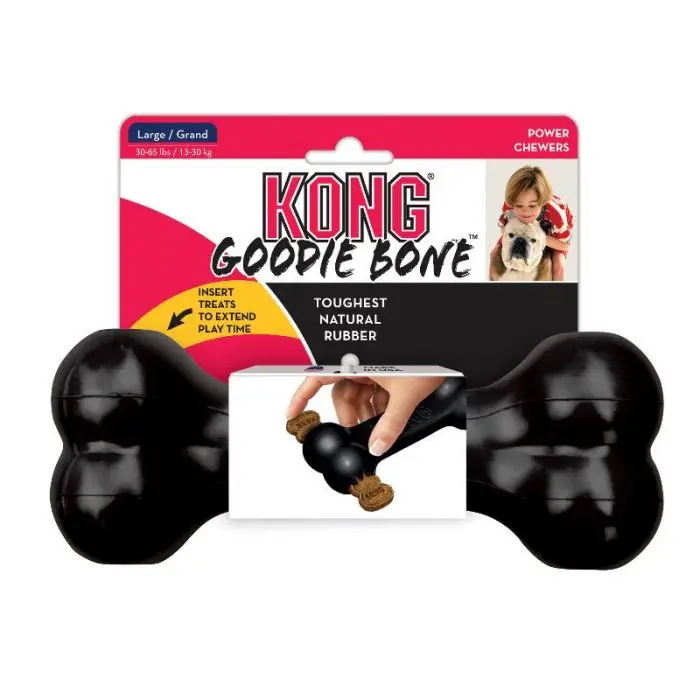 KONG Extreme Goodie Bone Hundeleke Svart L
