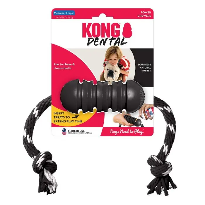 KONG Extreme Dental hundeleke svart M