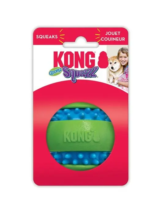 KONG Squeezz Goomz Ball hundeleke grønn XL