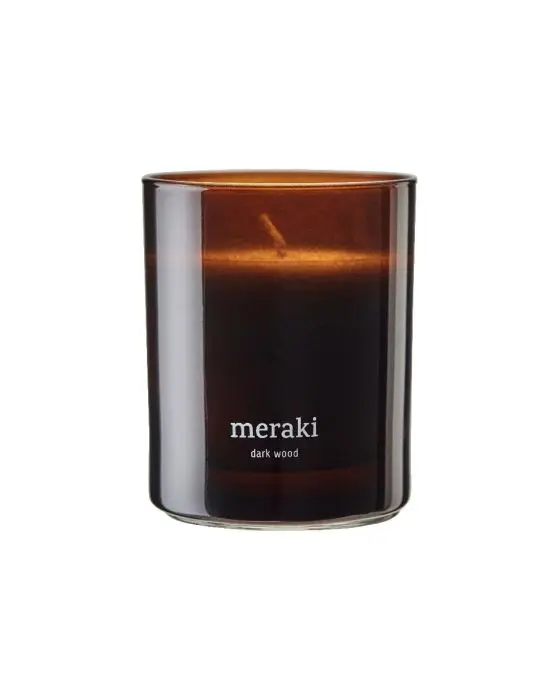 Meraki Duftlys Dark Wood 200 gram