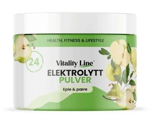 Vitality Line Elektrolyttpulver Eple & Pære 120g