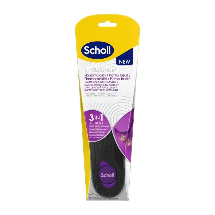 Scholl Innleggssåle Plantar Fascitt str S 37,5-39,5 1 par