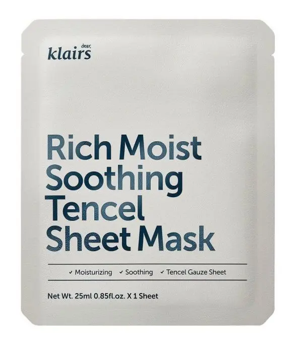 Klairs Rich Moist Soothing Tencel Sheet Mask 25ml