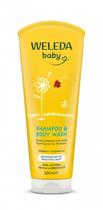 Weleda Calendula Shampoo & Body Wash 200 ml