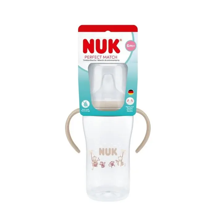 NUK Perfect Match Learner Bottle apekatt 6m+ 260 ml
