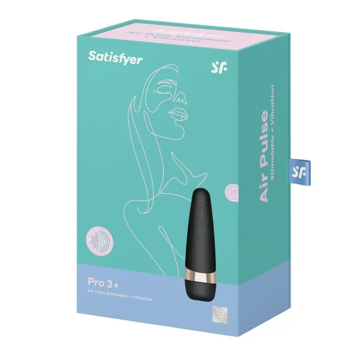 Satisfyer Pro 3+ lufttrykksvibrator 1 stk