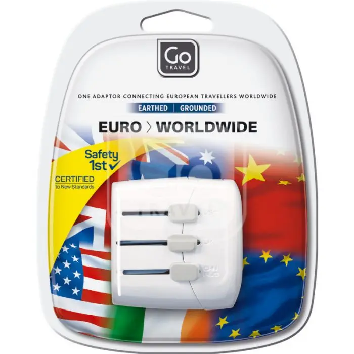 Go Travel Adapter WW, jordet 1 stk 
