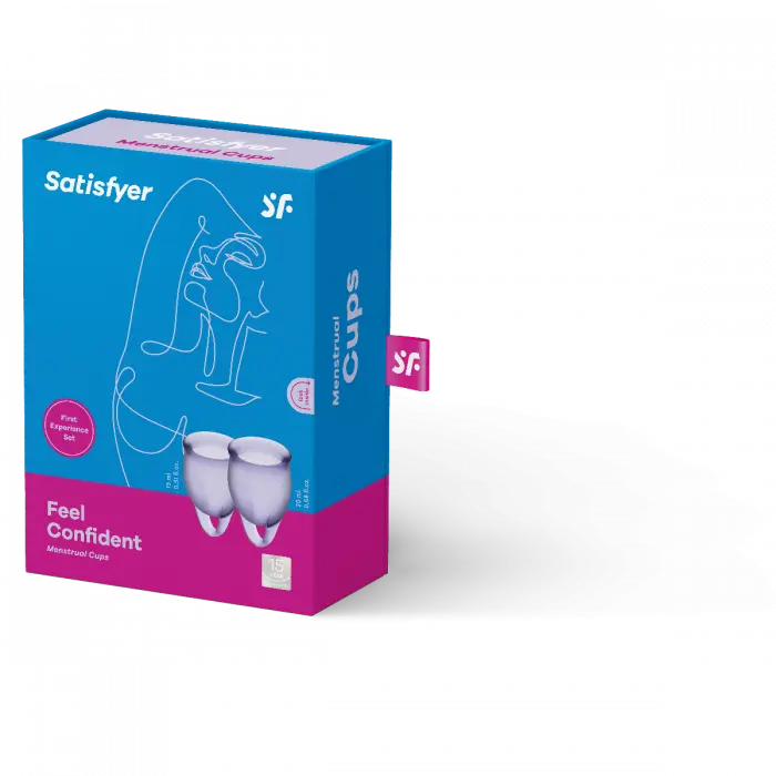 Satisfyer Feel Confident Lila menstruasjonskopp 1 stk