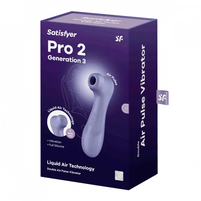 Satisfyer Pro 2 Generation 3 Lilac lufttrykksvibrator 1 stk